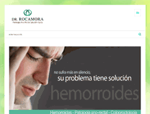 Tablet Screenshot of doctorrocamora.com